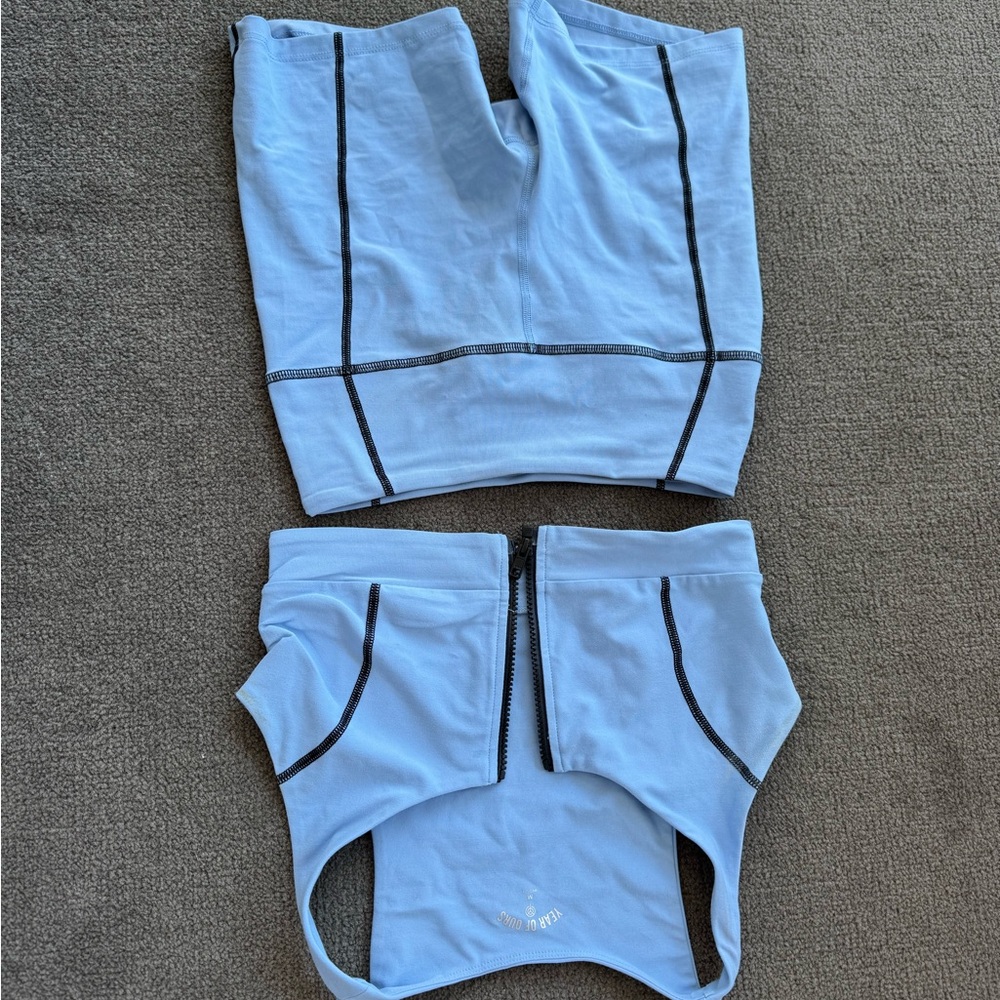 Year of Ours Light Blue Bike Shorts
